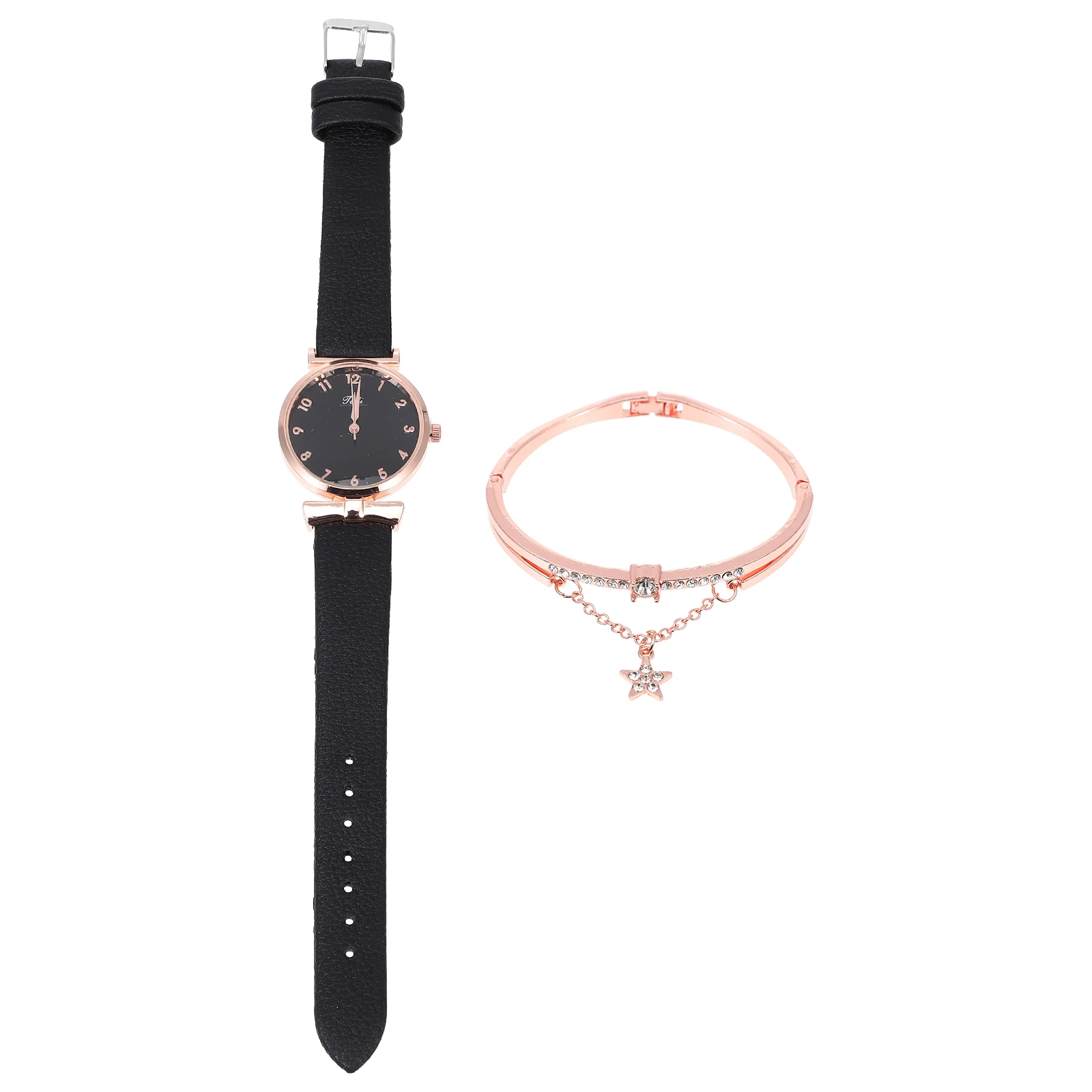 

Quartz Watch Bracelet Set Watches for Women Kit Trend Dainty Bracelets Alloy Child