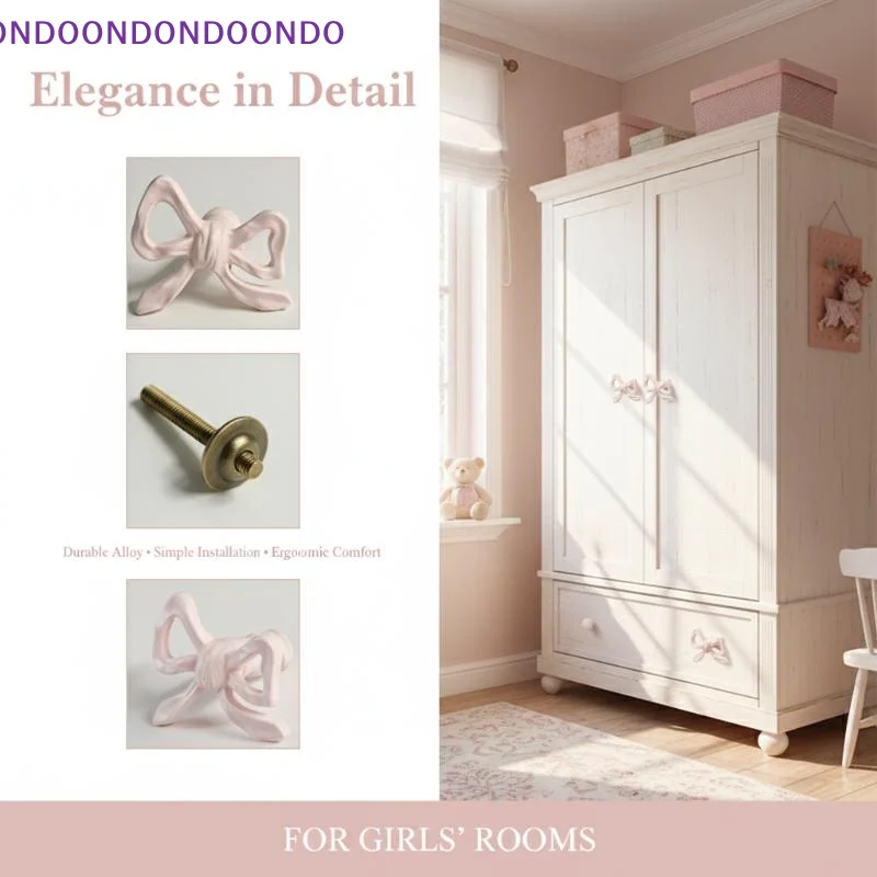 

Bow Cabinet Handle Space Saving Door Pulls for Dresser Closet Slim Design Handles Perfect for Small Apartments