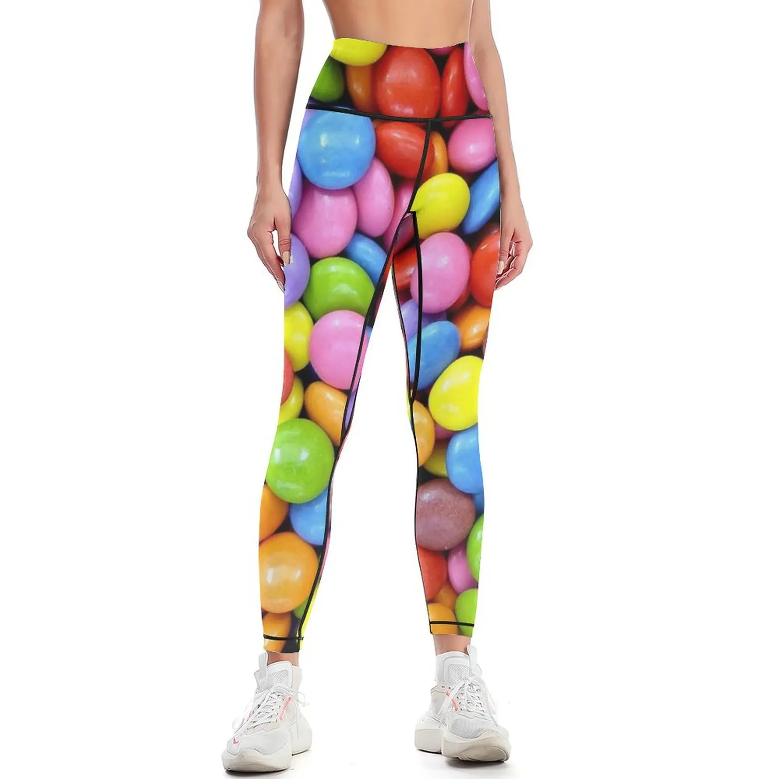 smarties masks and other fun stuff Leggings Sportswear woman gym push up fitness Womens Leggings