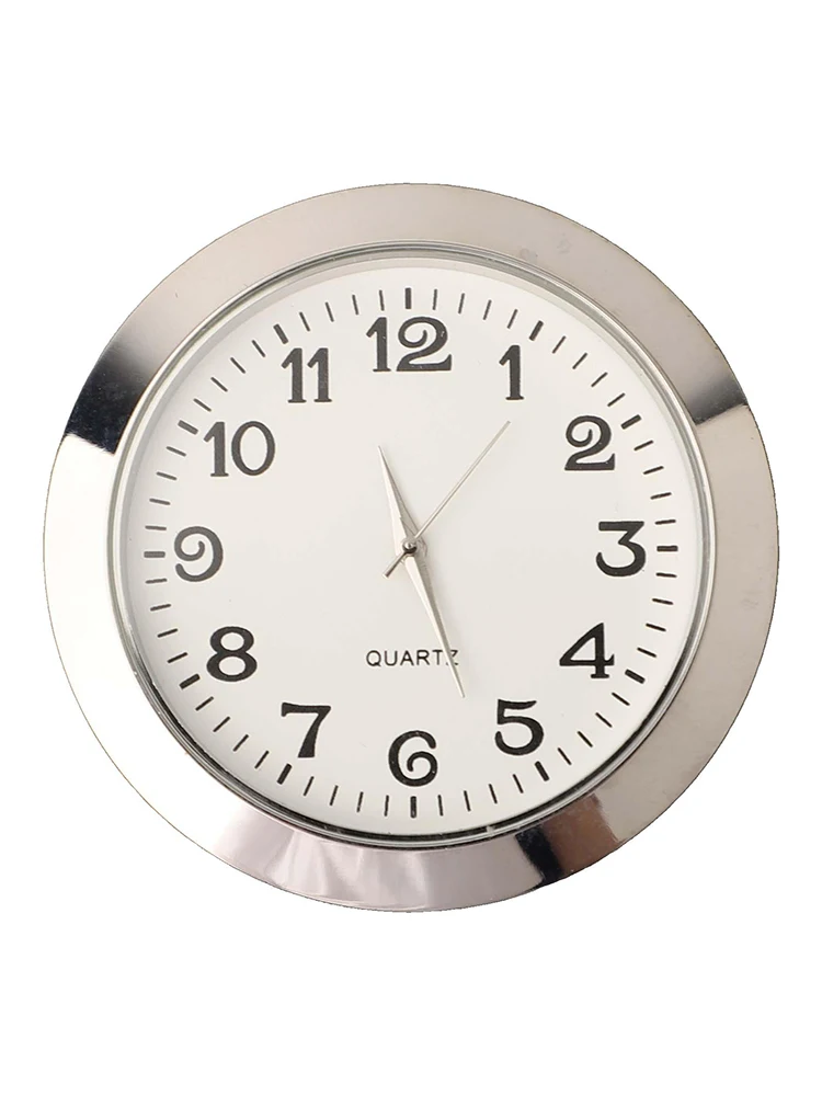 55mm Quartz Clock Inserts Repair Replacement Parts Clock Craft Quartz Movement Round Clocks Head Insert Roman Arabic Numerals