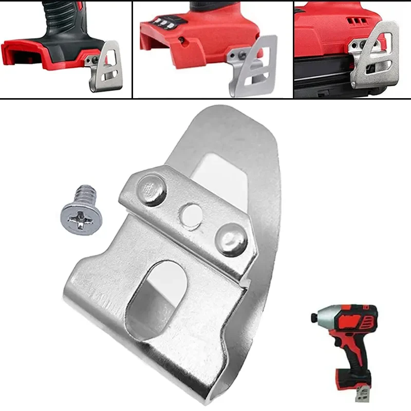 Belt Clip Hook Bit Holder Screwdriver Holder For Makita/Dewalt/Milwaukee Cordless Drills Belt Hooks With Screws Power Tool Part