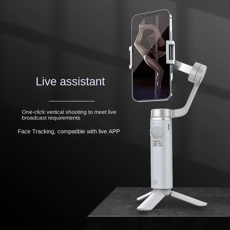 

Capture π Handheld Gimbal Stabilizer for Phone, Live Stream, Selfie Stick with 3-Axis Anti-shake Vlog Camera