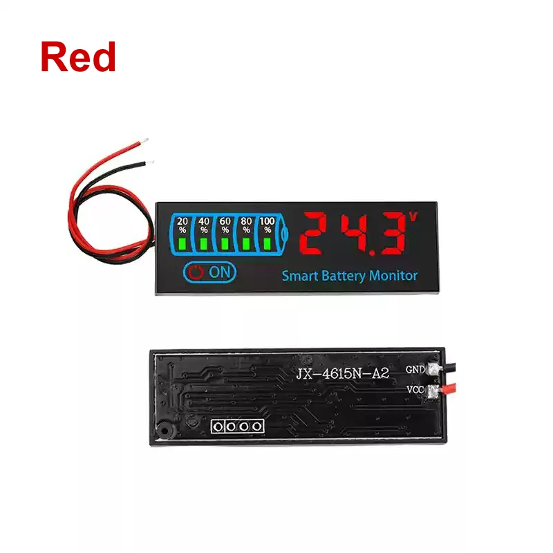 Indikator Level Digital Display 3S-14S DC7-55V 12V 24V 18650 Lipo Lithium Battery Capacity Board Voltage Monitor Tester Module
