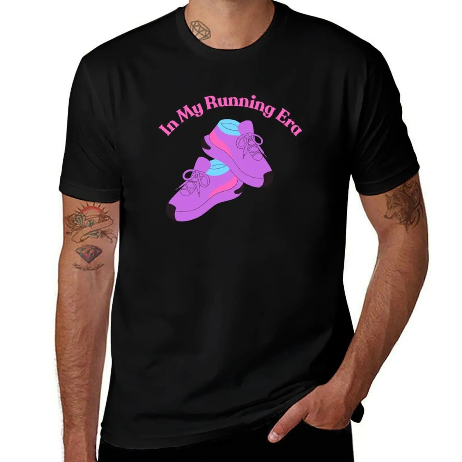 In My Running Era Girl Power Empowered Women T-Shirt Casual Lightweight Short Sleeve Top T-Shirt