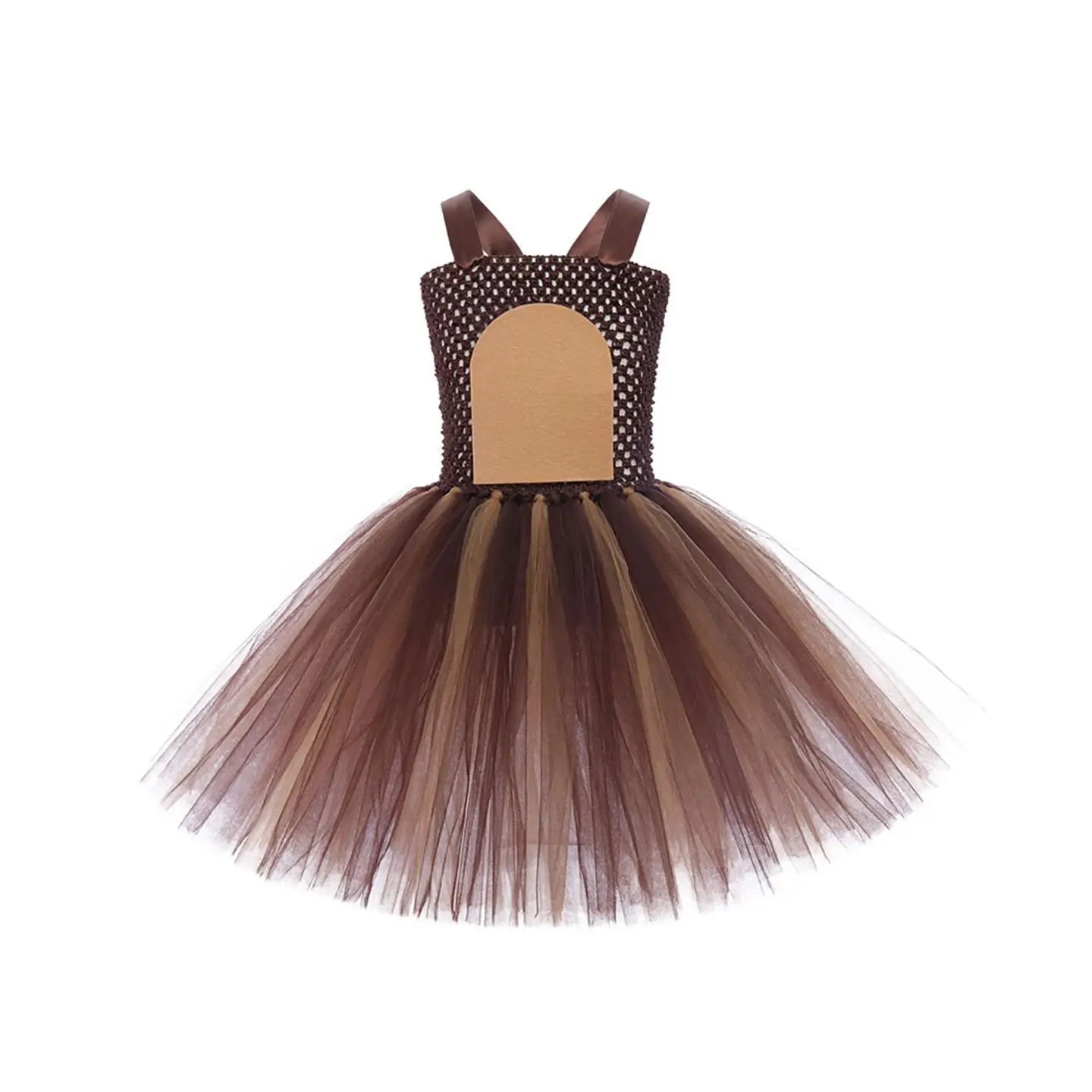 Cartoon Dierenkostuum Dr Bruine Beer Prestatie Outfit Halloween Kinder Stage Performance Kleding PU Materiaal