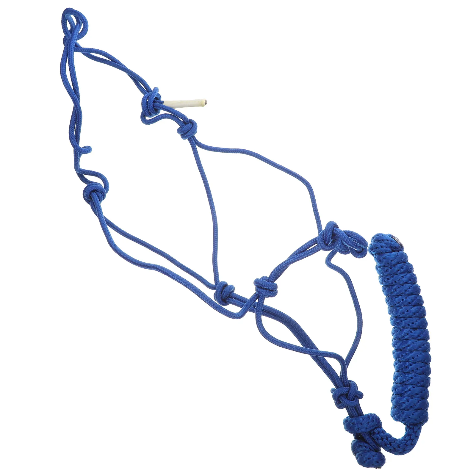 حبل الرسن دائم مضفر عقدة تصميم المحمولة التدريب الرسن قاسية القماش الرسن لون عشوائي إمدادات الحصان #5