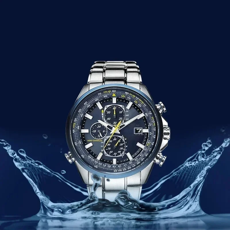 

Новые горячие продажи мужские роскошные трендовые кварцевые часы с календарем водонепроницаемые многофункциональные необычные круглые часы из нержавеющей стали автоматические часы