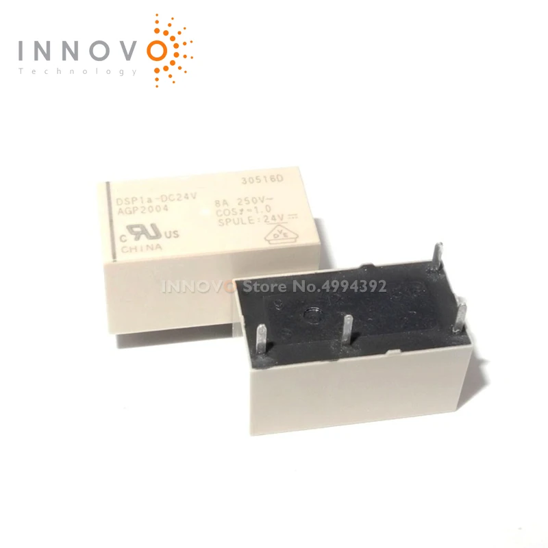 5pcs/lot DSP1a-DC24V DSP1a-DC12V DSP1a-DC5V Relay New original