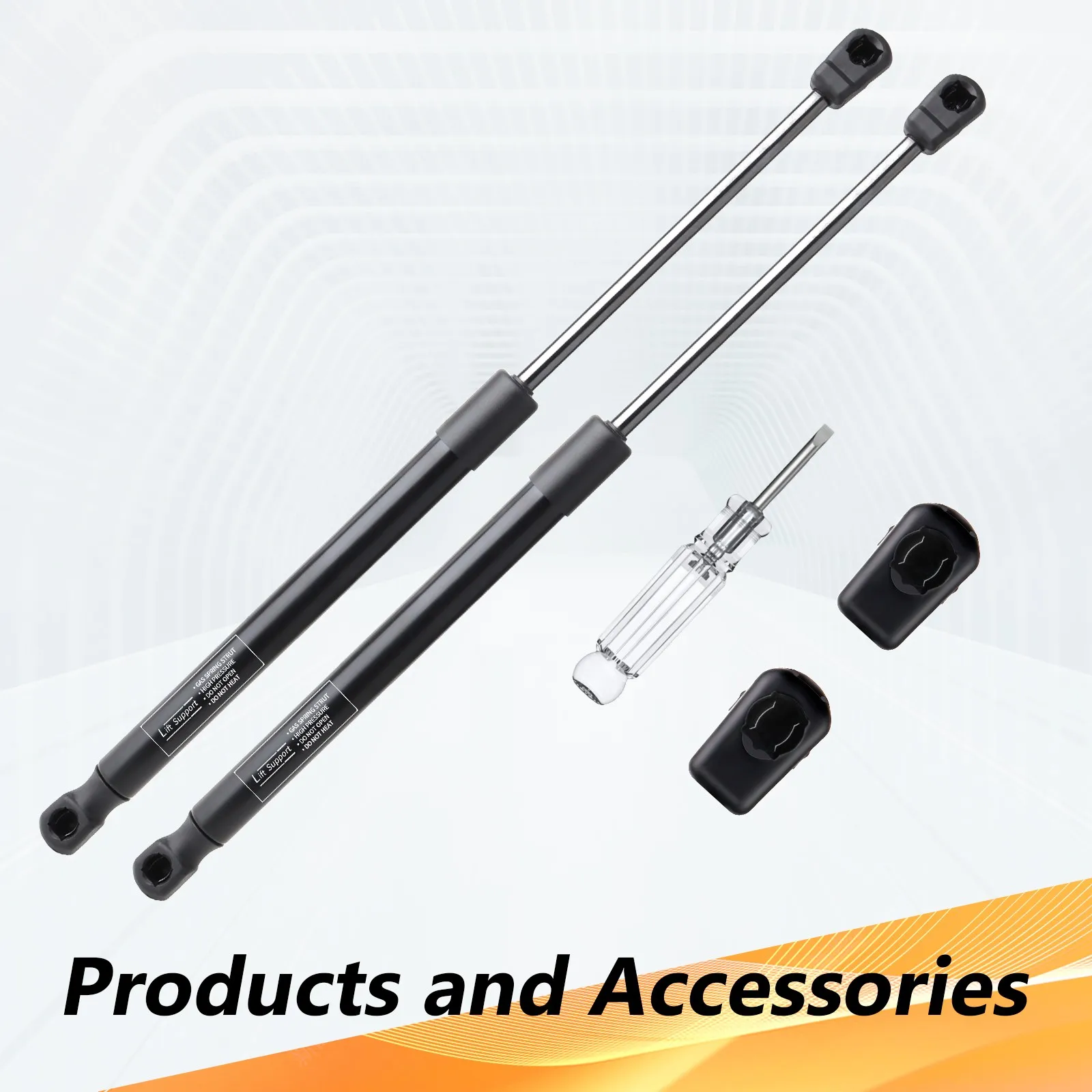 

1 пара газовых пружин, стержневые стойки, подъемные реквизиты, ящик для инструментов для автофургона, верхняя крышка, 10 дюймов, 35 фунтов