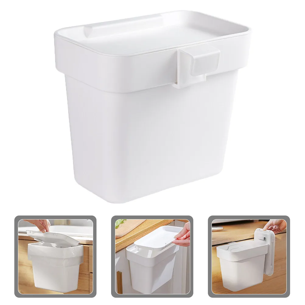 

Подвесная маленькая мусорная корзина для кухни, настенная, для дома и офиса, экономия места