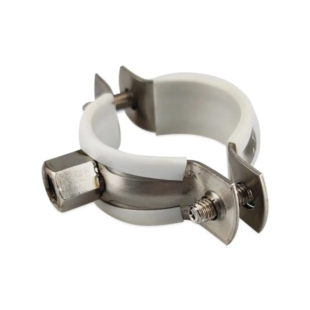 2Pcs Fastener Hardware Round Hose Clamp Pipe Fitting Expansion Screw Suspension Pipe Holder Galvanized Iron PPR/PVC
