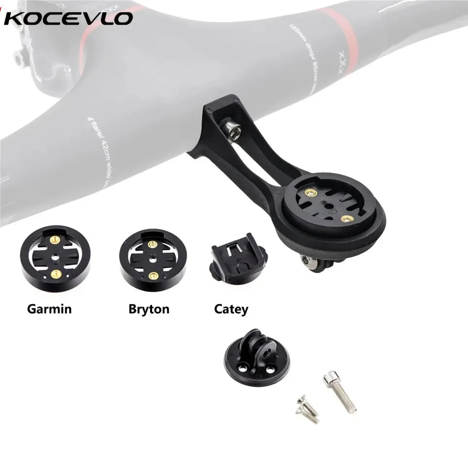

KOCEVLO Bike Computer Mount Extender Plastic Extension Base with Washer for Garmin Bryton