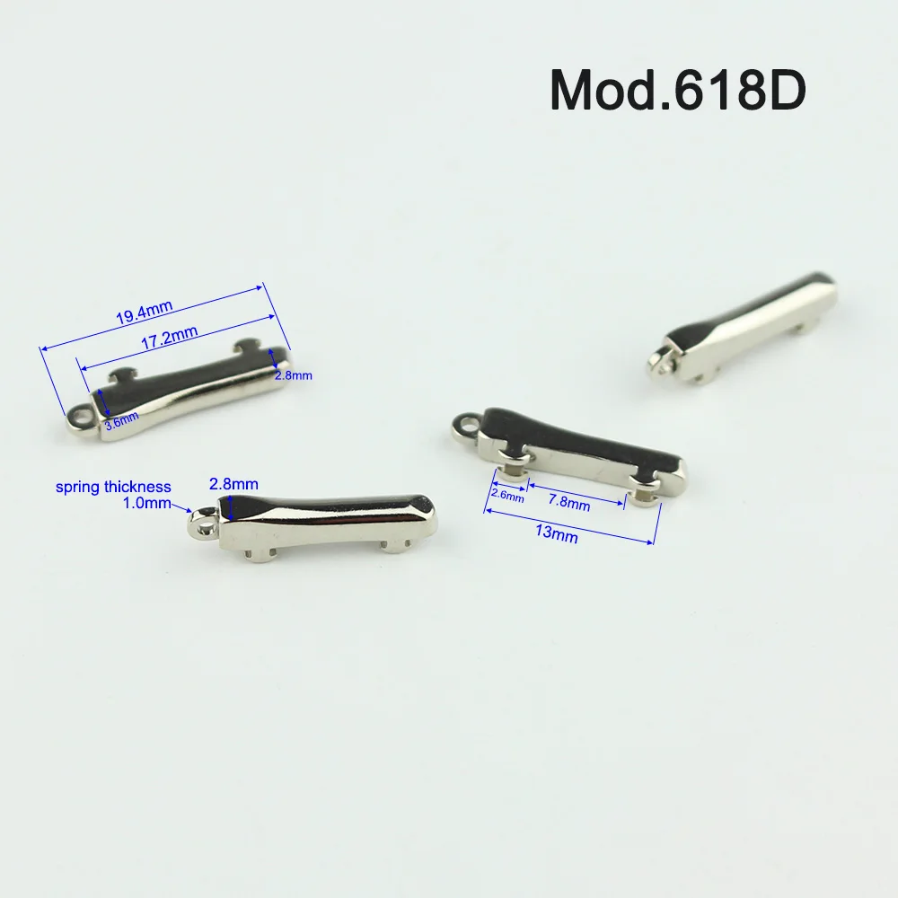 20 Stück dick 1,0 mm 1,3 mm Brillen-Federeinsatz, Brillenreparatur, Flex-Bügel, optischer Rahmen, kaputtes Ersatzteil 618 # – Detail 4
