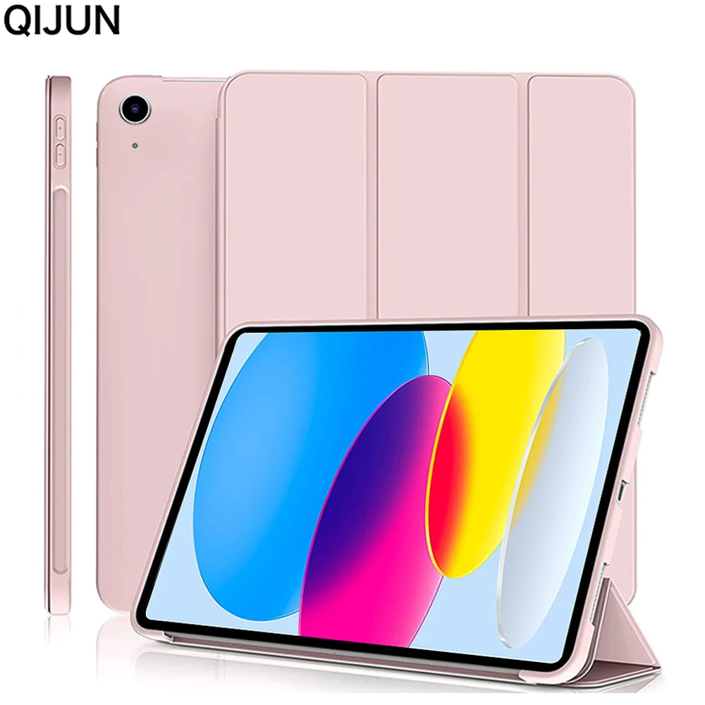 For New iPad 10 2022 10th Generation A2696 Tablet Cover Folding Smart Cover Funda for Apple iPad 10 9 Inch 2022 Case