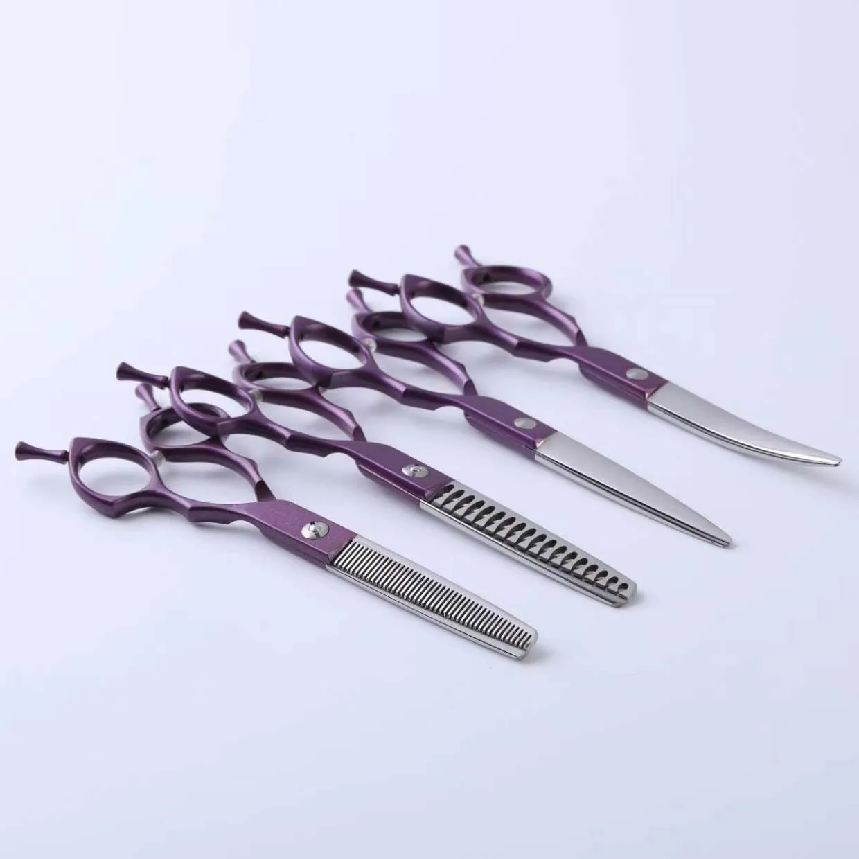 High Quality  in Colors Hair Scissors Set 6.5 Inch Professional Pet Scissor Kit for Grooming School