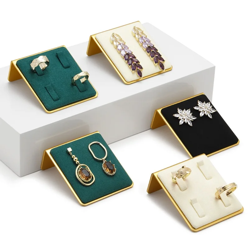 Jewelry Display Stand Ring Stud Earring Drop Earring Creative Display Stand Jewelry Metal Storage Prop