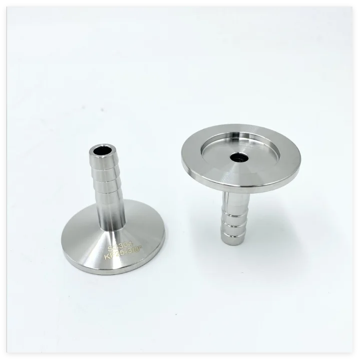KF16/25/40/50 Vacuum Pagoda Connector KF Quick-Fitting Integrated Gas Pipe Connector AiSi Standard 200 Series Grade C Channel