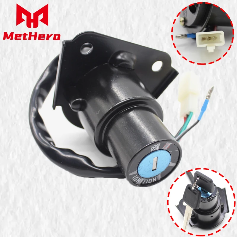 

Motorcycle Ignition Switch Lock Fuel Gas Cap Lock And Seat Lock With Key For Suzuki GS600F TL1000S/R GSXR600 GSXR750 GS500 GS500