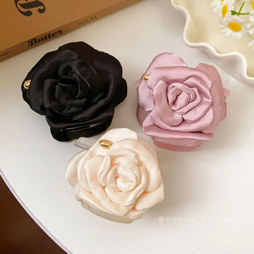 Fashion Bohemian Artificial Flower Clips Cloth Flower Hair Accessories BB Hair Clips Back of the head hair clip Women