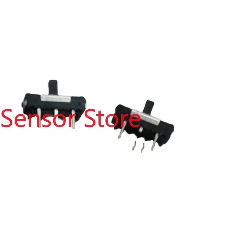 10PCS Micro Vertical Toggle Switch Sliding 3-speed  ESD11V130 Double-row 5-pin