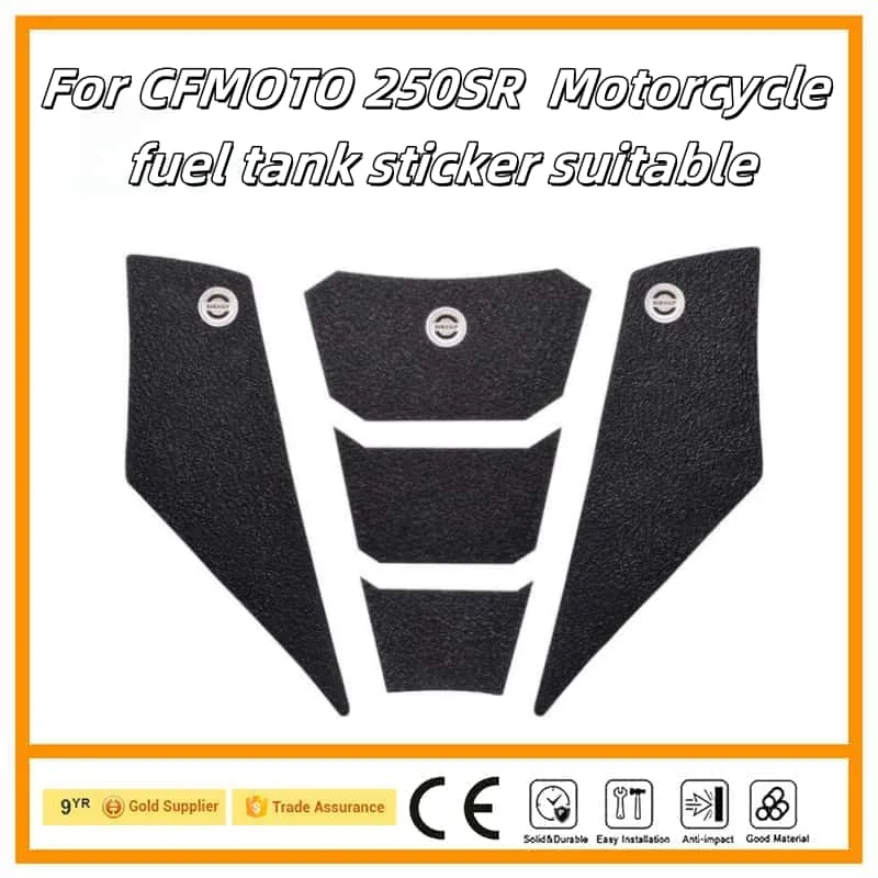 

Motorcycle Sticker Tank Non Slip Tank Traction Side Pad Protective Decal for CFMOTO 250SR