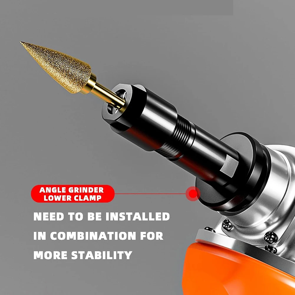 

Angle Grinder Conversion Kit Supporting For Cutting Grinding Polishing with Deep Thread Lock Mechanism for Secure Operation