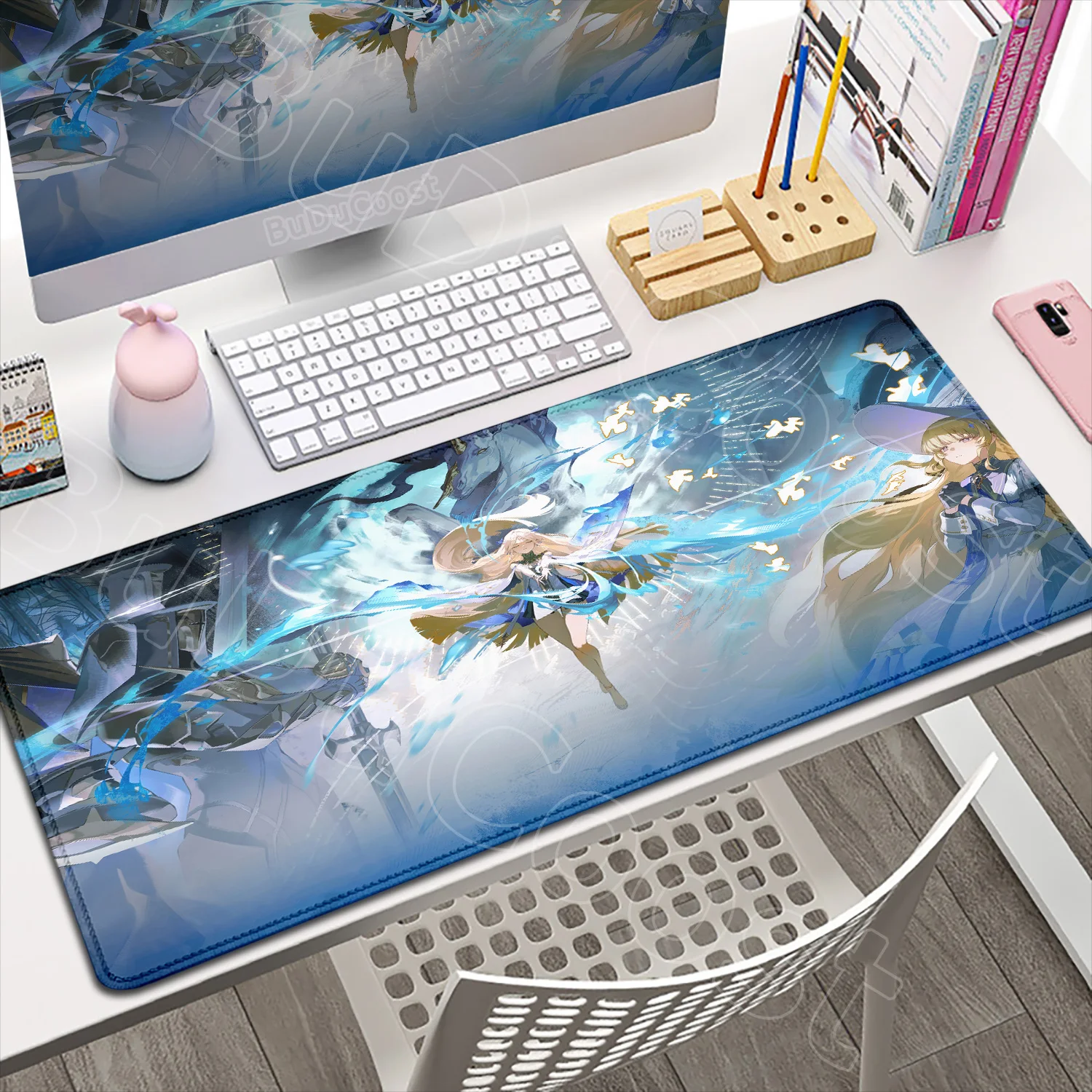 

New Beautiful Pretty Cartethyia Mouse Pad Mousepad Game Wuthering Waves Office Computer Gaming Accessories Anime Girl Desk Mat