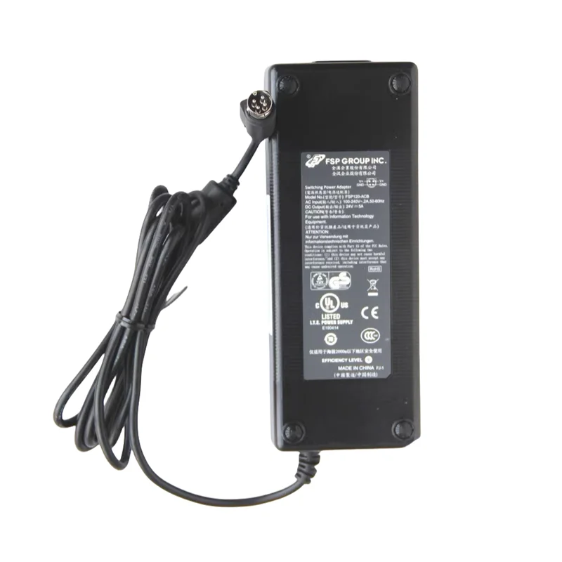 Genuine FSP FSP120-ACA 24V 5A Switching Power Adapter Charger FSP120-ACB HD LCD Monitor PIONEER POS STEALTHTOUCH-M5 Power Supply