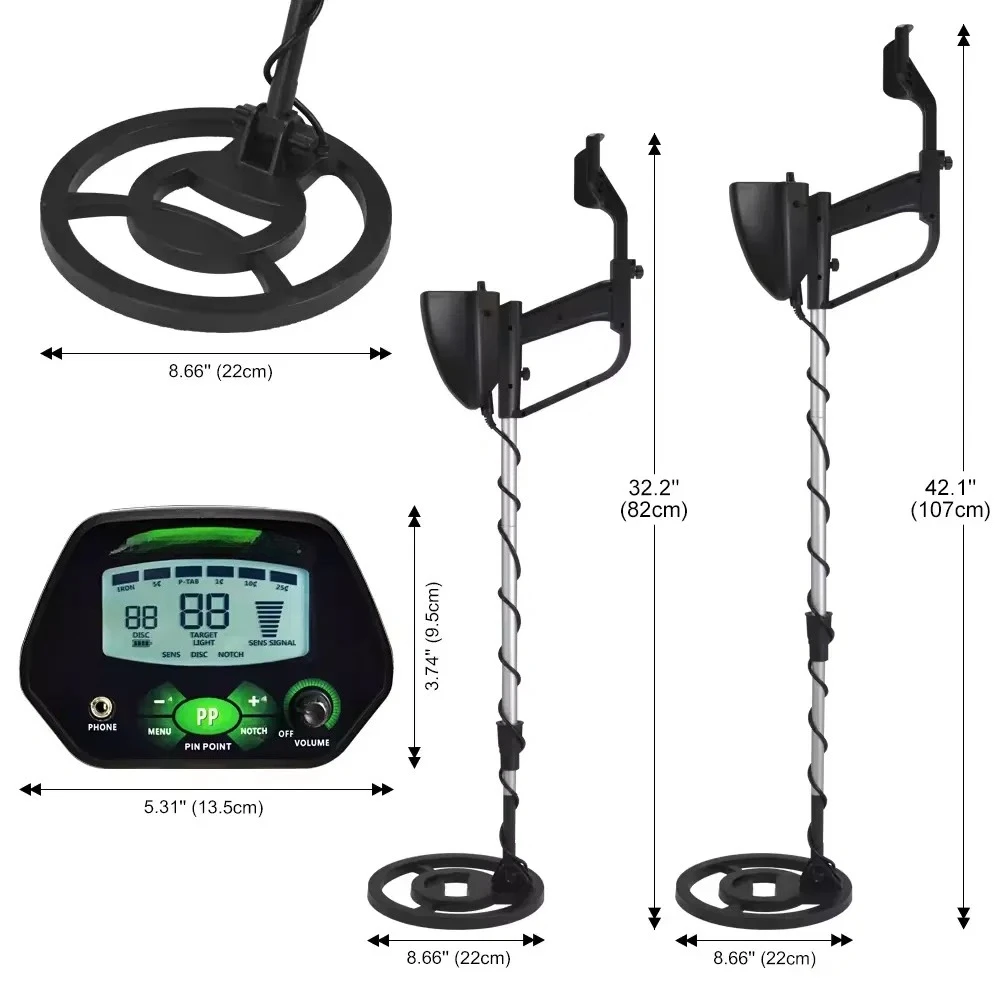 Professional Gold and Silver Detector with 10m Depth Capability