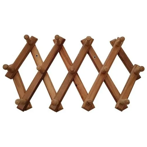 Homecare 13 Pcs Wooden Accordion Hanger 713761