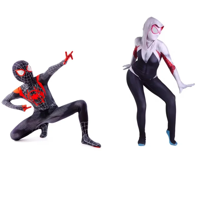 

Костюм супергероя аниме Майлз Моралес, боди для косплея, костюмы на Хэллоуин, костюмы супергероев, костюм персонажей фильма, костюм