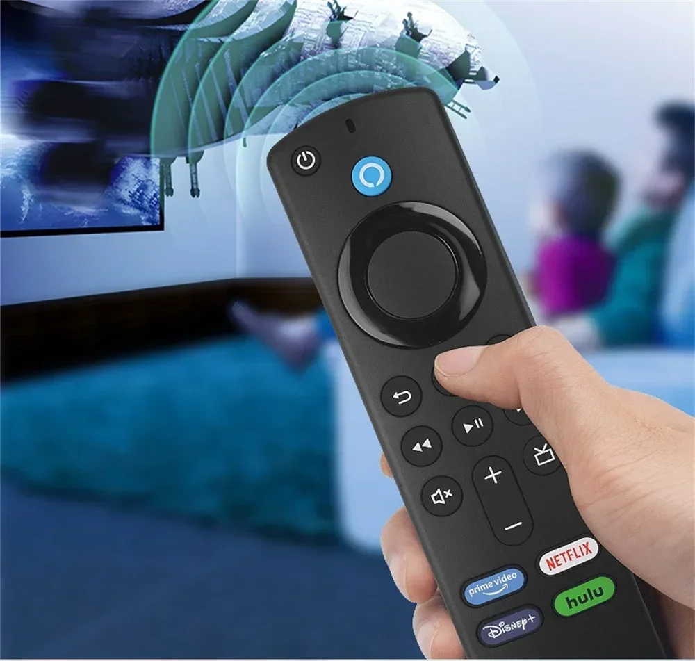 L5B83G Sprachgesteuerte Ersatzfernbedienung, kompatibel mit Fire TV Stick 2./3. Generation/4K Fire TV und Fire TV 3. Generation. – Detail 7