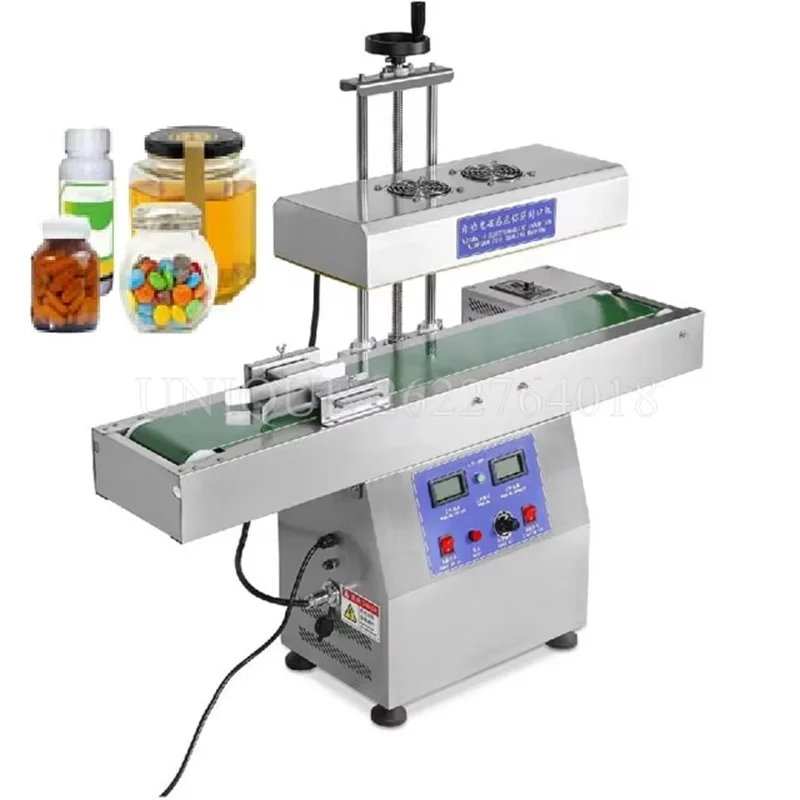 1800W Electromagnetic Induction Aluminum Foil Bottle Sealing Machine Fully Automatic Continuous Medicine Bottle Plastic Bott