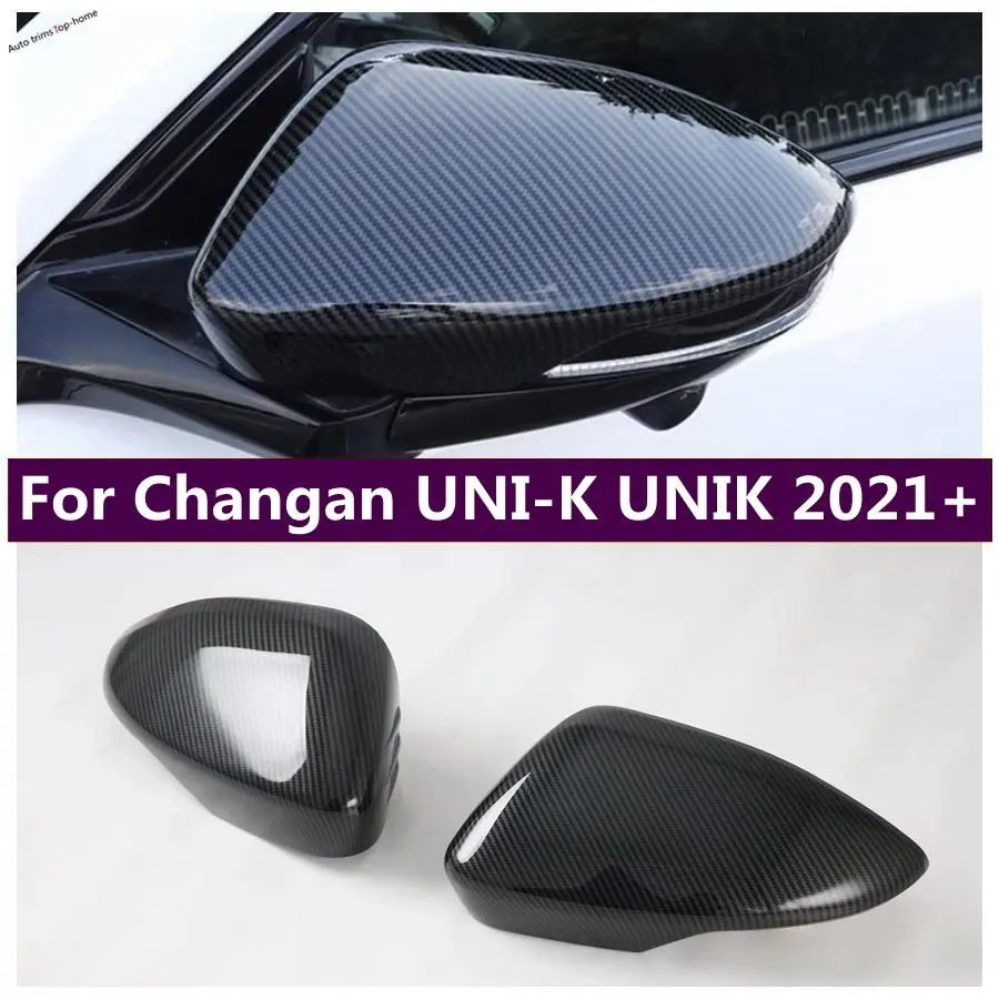 

Outside Door Rearview Mirror Decoration Protector Shell Cover Housing Cover Trim For Changan UNI-K UNIK 2021 - 2024 Accessories