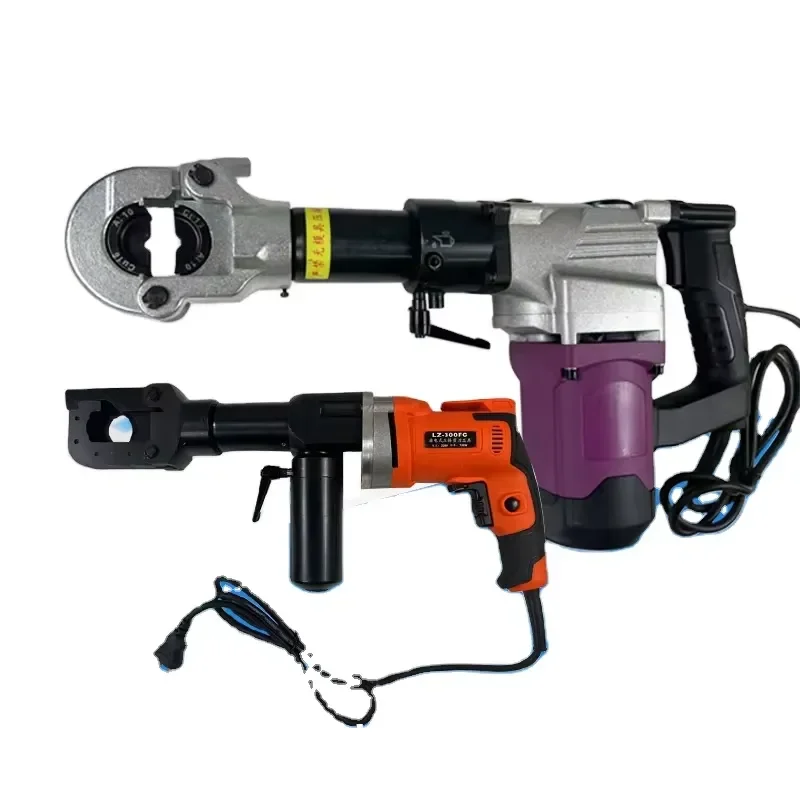 18V  Electric Rechargeable Hydraulic Press Tool Kit Portable Cable Nose Terminal Crimping Plier Aluminum/Copper
