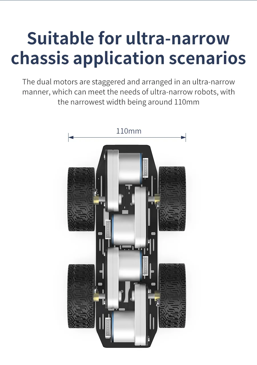 Yahboom DC-Untersetzungsmotor Hall-Encoder L-Typ mit Ganzmetallgetriebe Bessere magnetische Anti-Interferenz für Roboter-Auto-Chassis-Kit – Detail 9