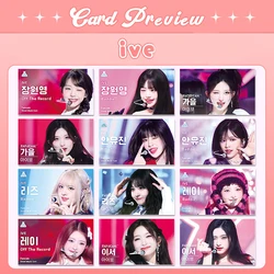 7Pcs/Set KPOP IVE Member Cover Photo Card Yujin Gaeul Wonyoung LIZ Rei Leeseo Poster Postcard LOMO Cards Fans Collection Gift