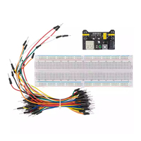 MB102 Breadboard 400 830 Point 65 Jumper Wires Solderless PCB Bread Board Test Develop DIY for Arduino Power Module