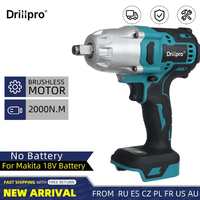 Drillpro 2000N.M Brushless Electric Impact Wrench High Torque 1/2\