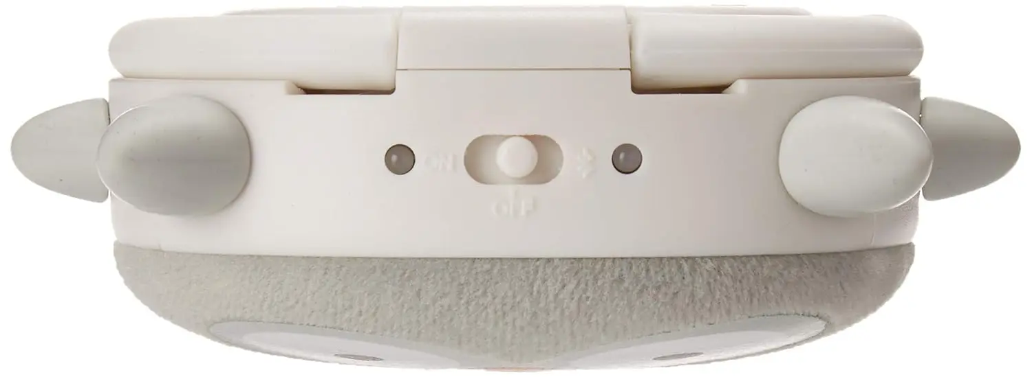 Portable Baby Sleep Soother with Bluetooth, Rechargeable Sound Machine for Cribs and Travel, Grey Owl Design