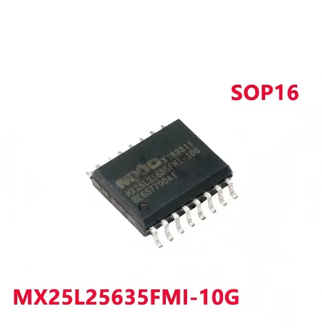 5-10/PCS New MX25L25635FMI-10G MX25L25635FMI MX25L25635F 25L25635F SOP16 Flash memory chip In Stock