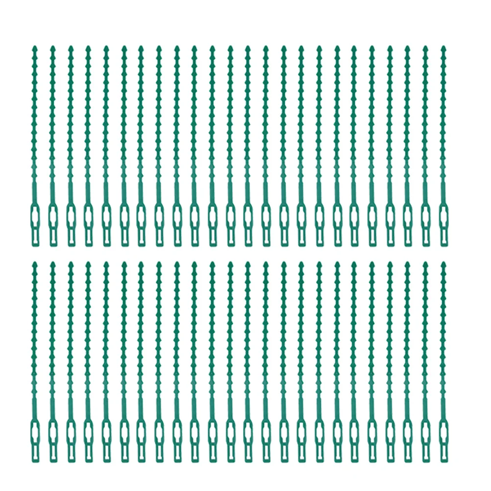 

150pcs Material Reusable Garden Fixing Tie For Plant Support Gardening Cable Ties Plastic Vine Plants Fixing Tie