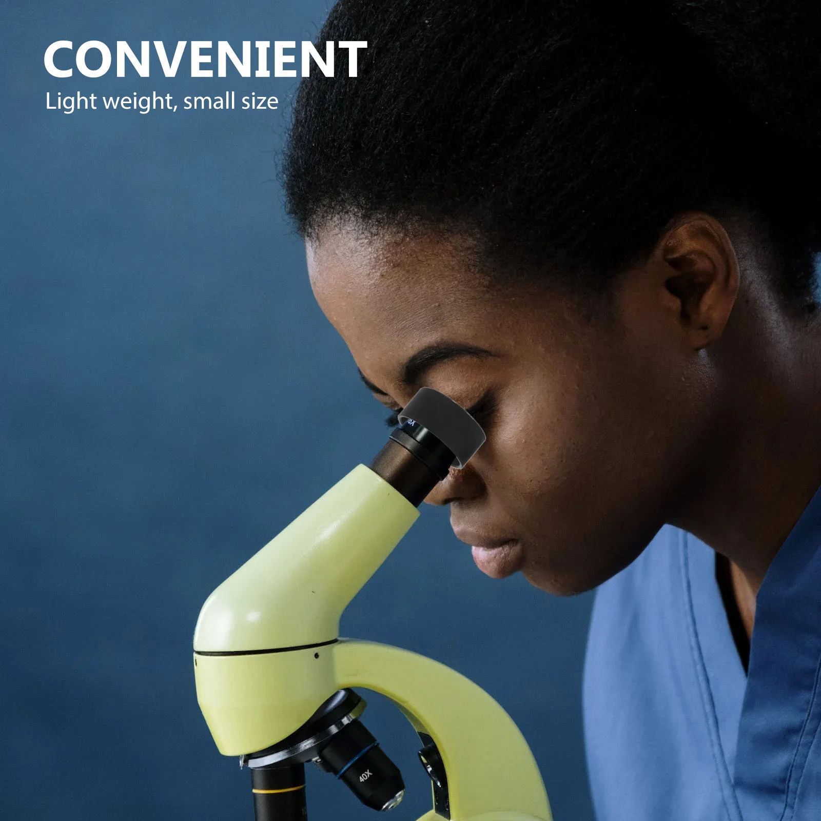 

2Pcs Foldable Microscope Eyepiece Cover Rubber Eye Shield Cup Anti-Glare Clear View Protection from Elements Compact Design