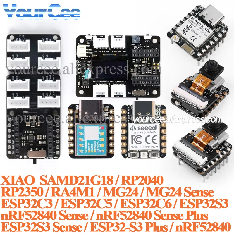 XIAO SAMD21G18 RP2040 Cortex M0+TypeC dla mikrokontrolera Seeeduino RA4M1 RP2040 RP2350 nRF52840 ESP32C3 ESP32C5 ESP32C6 ESP32S3