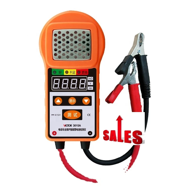 

VICTOR 3015C 12v 80A Lead-acid Battery Tester Vehicles UPS Solar Energy Battery System Analyzer