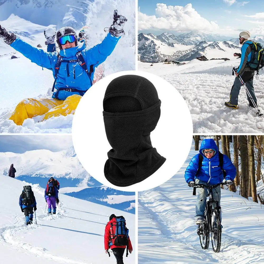 Full Face Windproof Dustproof Neck Warmer Soft Comfortable For Winter Outdoor Cycling Skiing Snowboarding M5n0