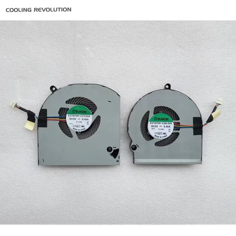 Imagem -01 - Laptop Cpu Ventilador de Refrigeração Original Dell Alienware 15 r3 r4 P69f Gtx1070 1080 Sunon Eg75070s1-c260 C270-s9a Dc5v 0.40a Novo laptop cpu ventilador de refrigeracao original dell alienware 15 r3 r4 p69f gtx1070 1080 sunon eg75070s1 c260 c270 s9a dc5v 040a novo 01