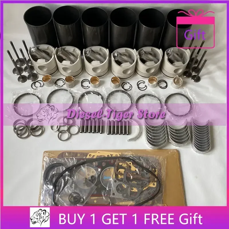 NE6 Bush Bearing Cylinder Liner Piston For NISSAN Diesel Engine Repair Parts Kit