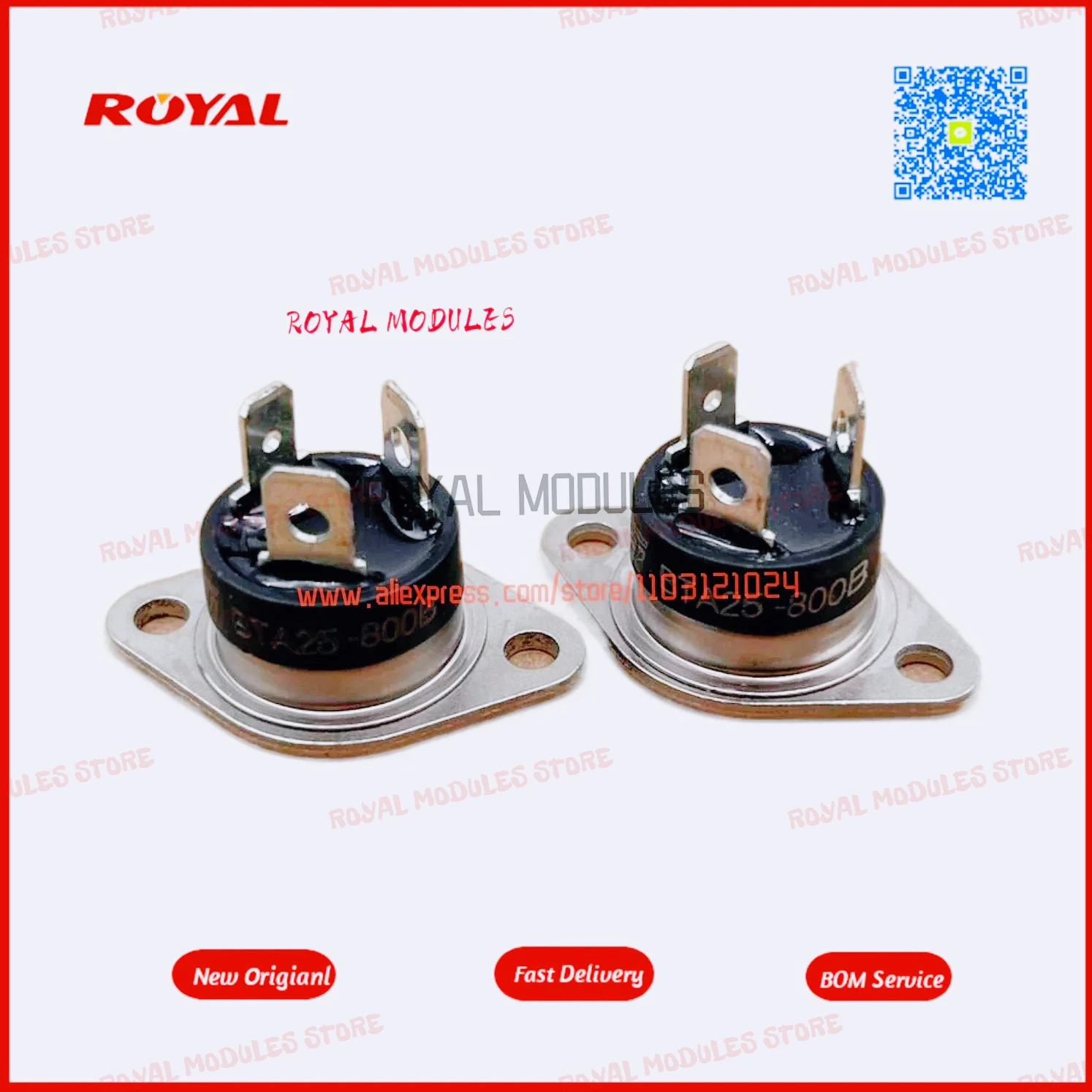 10pcs/lot BTA25-800B 700B 600B  New Original