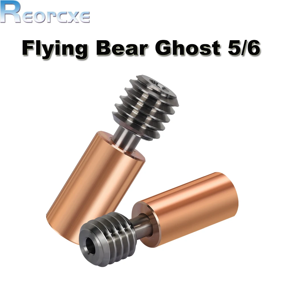 Flying Bear Ghost 5/6 All Metal Throat Bi-Metal Heat Break Titanium Alloy Throat Smooth Thread Heatbreak 3D Printer Parts